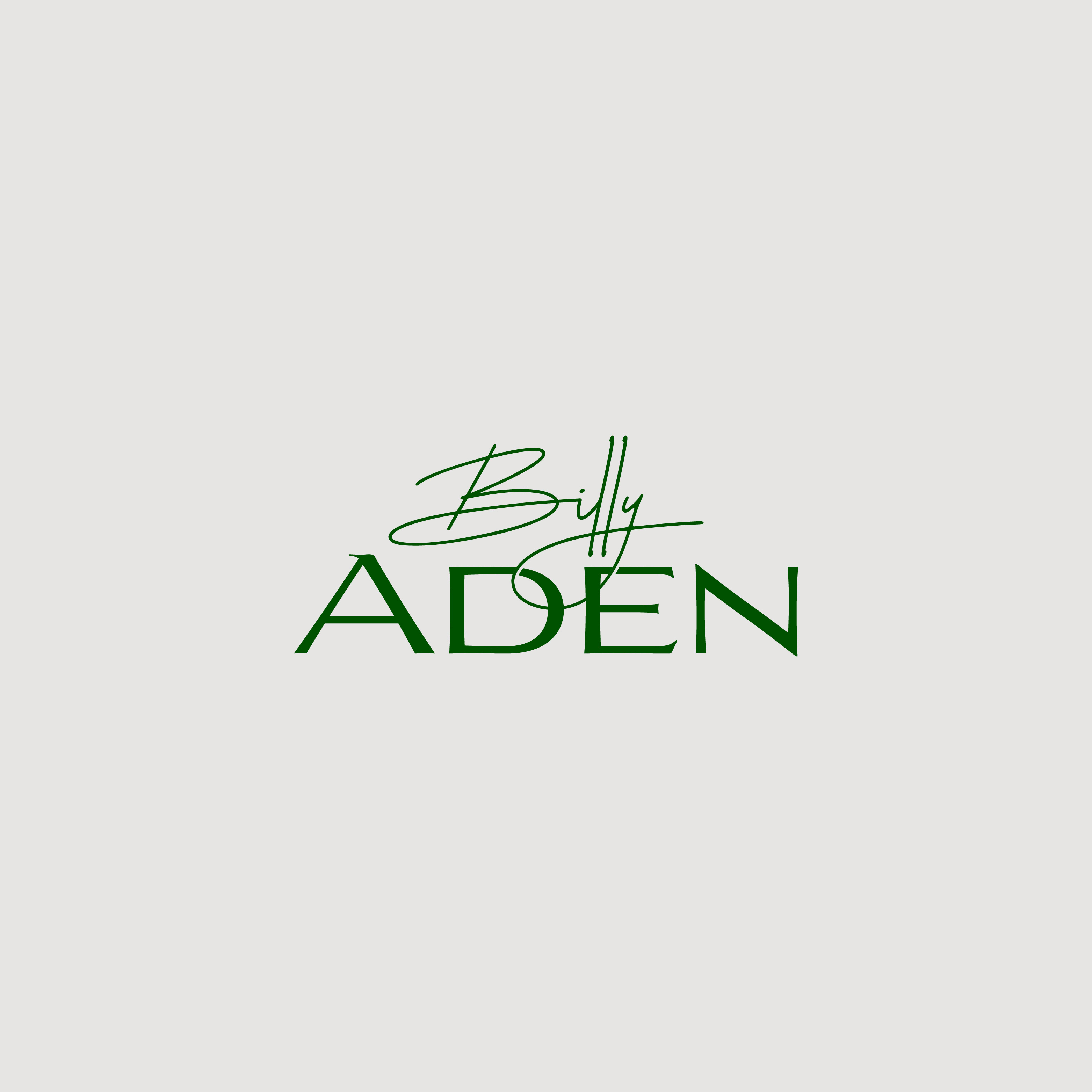 Billy Aden logo presentation